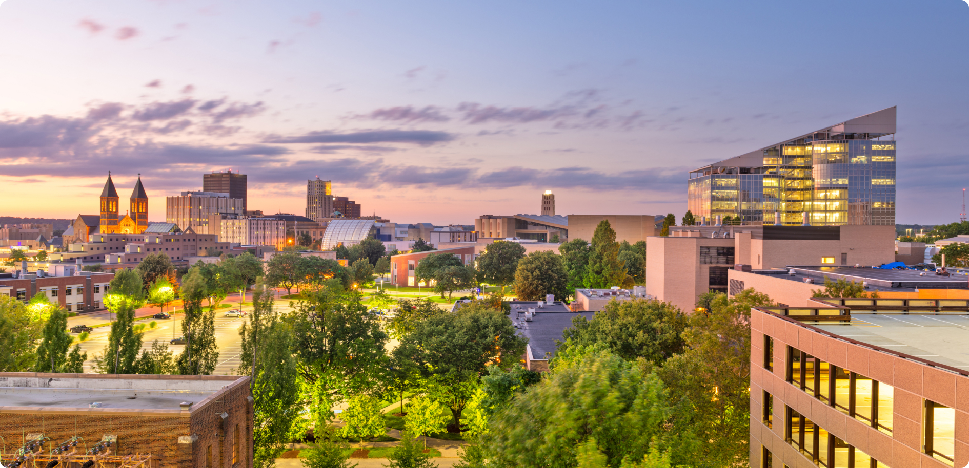 akron ohio skyline