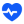 blue heart with life line going through it