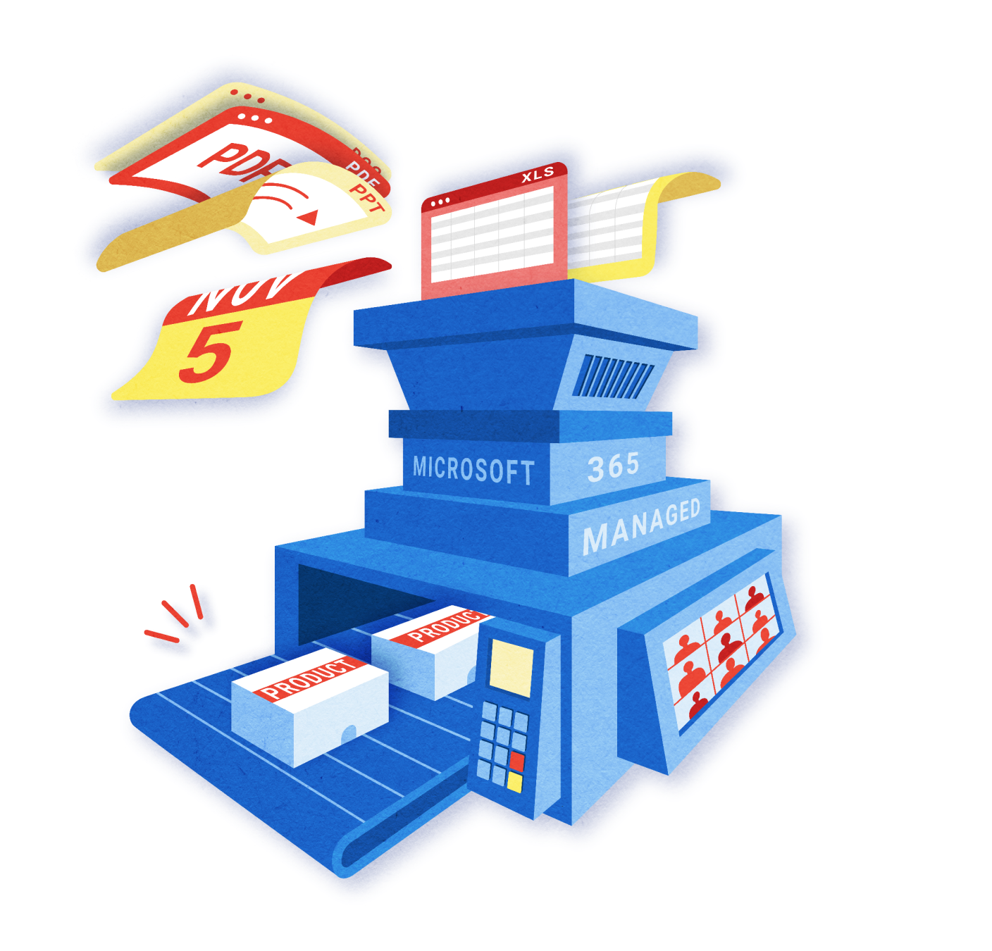 Microsoft 365 Services illustration