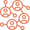 promote interoperability symbol orange