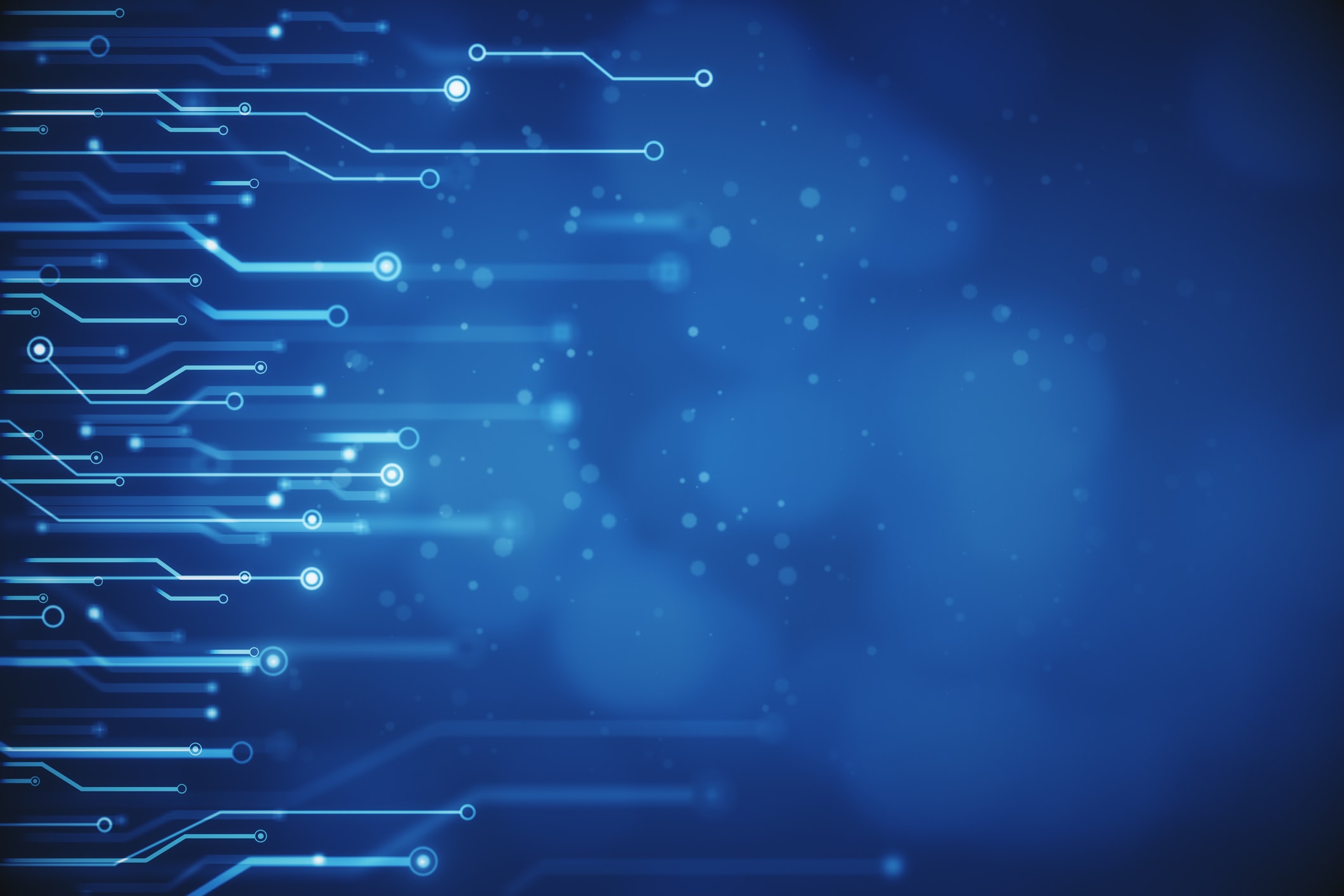 blue networking circuit